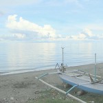 jukung on beach north Bali