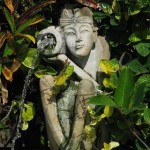 Balinese stone statue