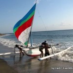 jukung at Lipah Beach, Amed, Bali