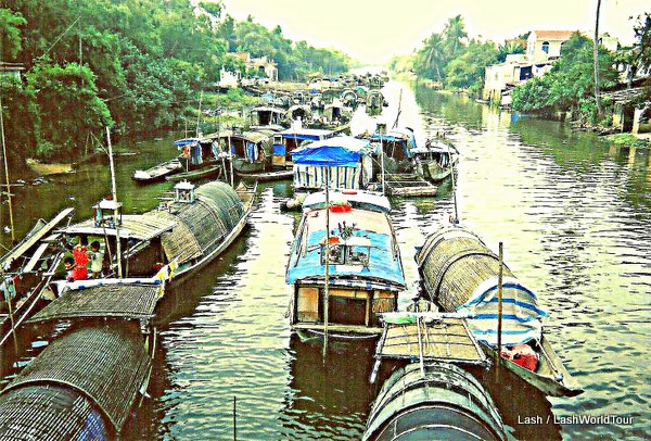 Hue and Hoi An- canal life in Hue- Vietnam
