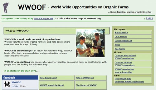 WWOOF website WWOOF website