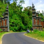 road to Kintamani - Mt Batur crater rim - Bali