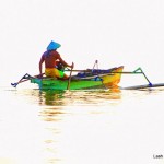 Boats of Asia - fishing boat at dawn - Gili Meno