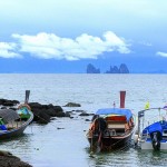 longtail boats -islands-Koh Bulon -Thailand