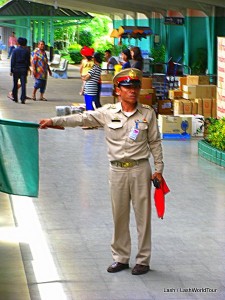 train platform staff - Thailand