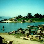 Ayerarwady River scene - Mandalay - Myanmar