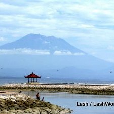 Mt Agung from Sanur Bali 