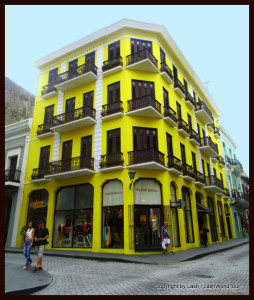 restored building in Old San Juan 
