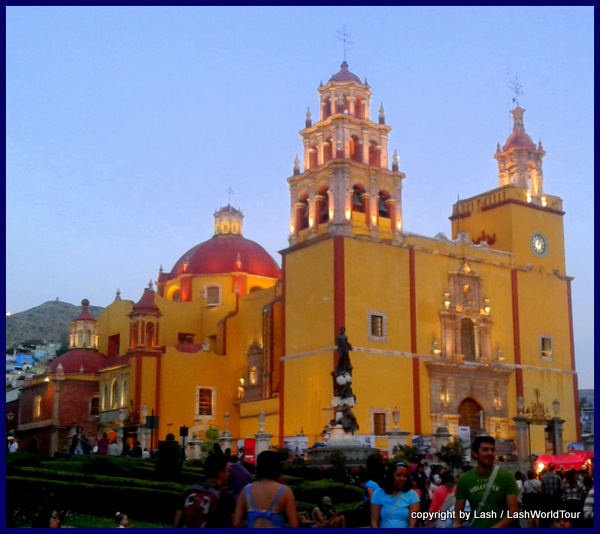 famous Basilica Colegiata Nuestra Senora de Guanajuato