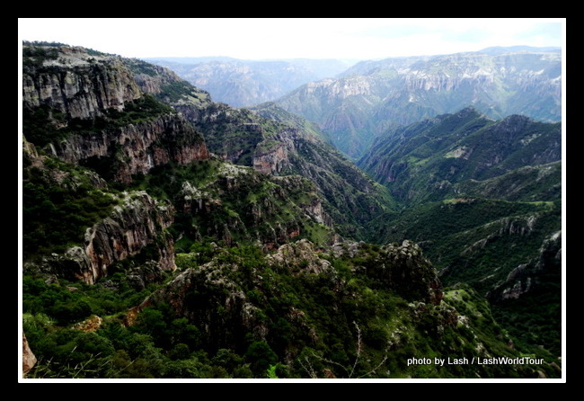 view of Urique CAnyon from Divisidero