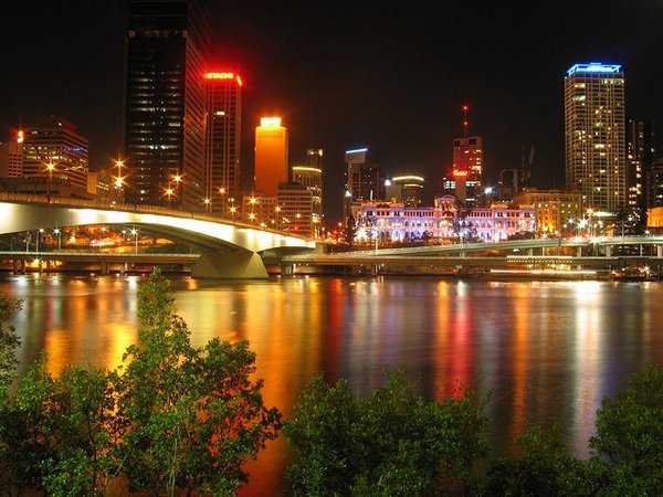 trip to Brisbane- Brisbane night scene- Australia