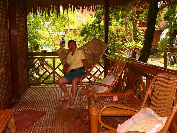 guest house with garden on Boracay Island- PHilippines
