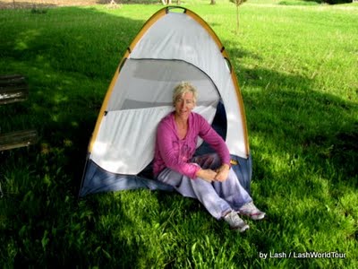 travel story- LashWorlTour- tent camping