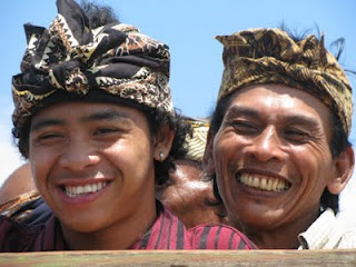 local man- hindu ceremony- Bali