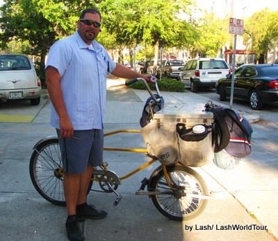 St Petersburg Florida- cycling postmen