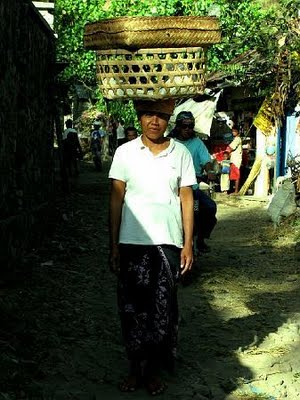 local woman carrying goods-Amed Bali 