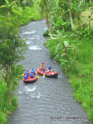 white water rafting- central Bali 