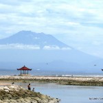 Sacred Mt. Agung from SAnur Beach, Bali