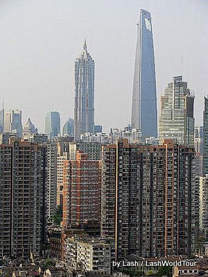 life in Shanghai-Shanghai skyline- skyscrapers