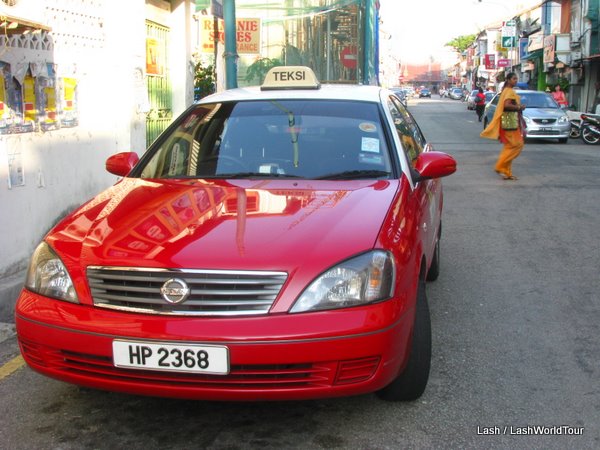 taxi in Penang, Malaysia