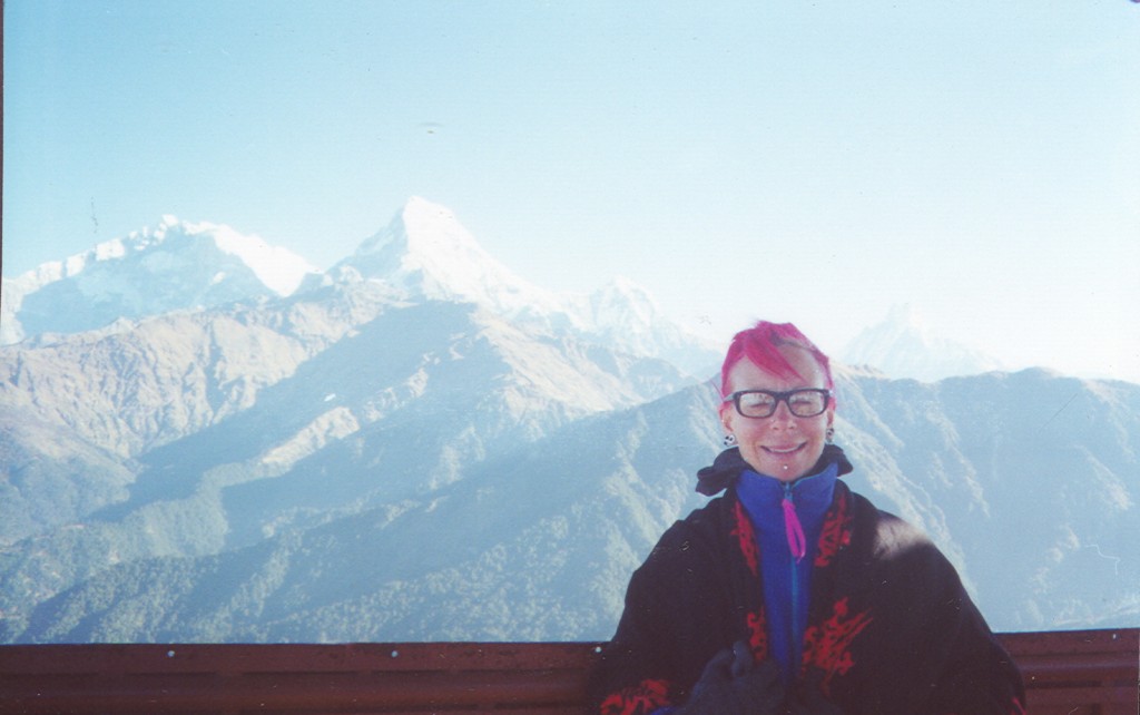 Lash at Himalaya Mountains
