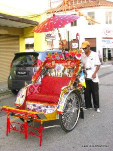 fancy trishaw in Penang - Malaysia 