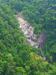 waterfall seen from Langkawi Cable Car