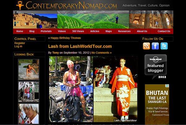 news - Contemporary Nomad - Lash Interview