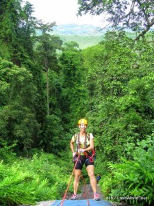 Lash - abseiling - Jungle Canopy Adventure - Langkawi