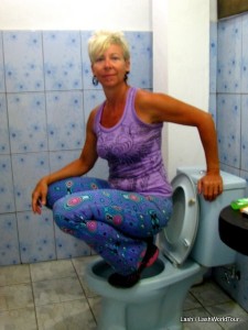two foot seat squat - toilets