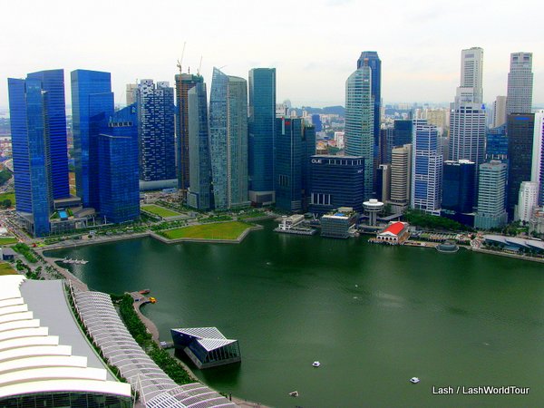 Marina Bay and Financial district - Singapore