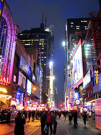 42nd St - New York  City - New Years Eve 