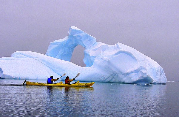 kayaking at Antarctica