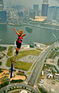 Andi Perullo - My Beautiful Adventures - bungee jumping in Macao