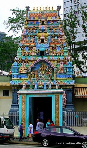 Indian Hindu Temple - Chinatown - Singapore