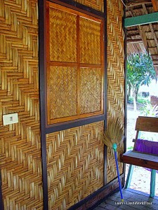 thatched wall - thatched bungalow - travel tales