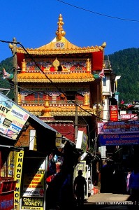 beautiful Tibetan temple in Dharamsala 