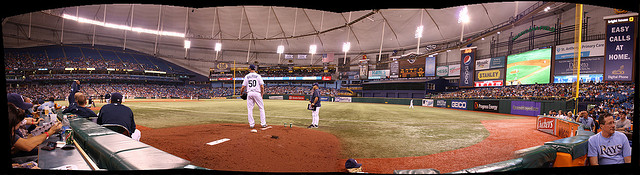 Tampa Bay Rays playing at Tropicana Stadium - Tampa 