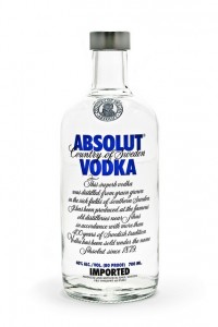 Absolute Vodka - photo by Justus Blumer