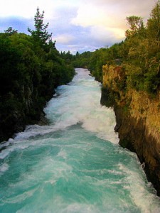 Huka Gorge - Waikato River - Taupo
