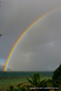 tall rainbow at Kadavu