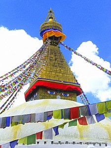 here is one of many photos of Boudhanath Stupa