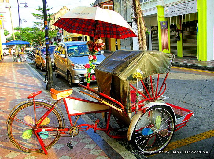Rickshaw in Penang - Malaysia 