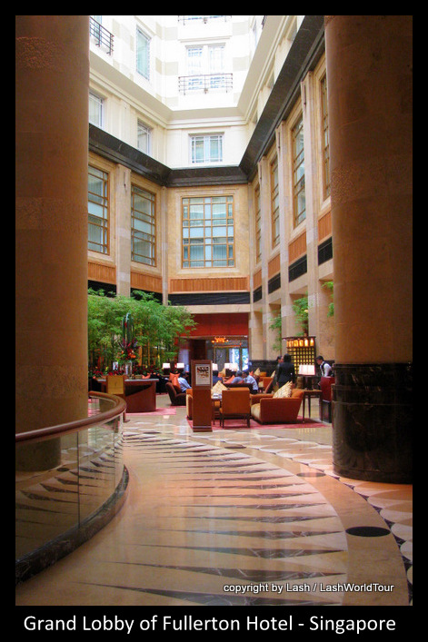 Fulllerton Hotel Lobby - Singapore