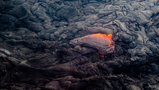 molten  lava - photo by Sathish J on Flickr CC