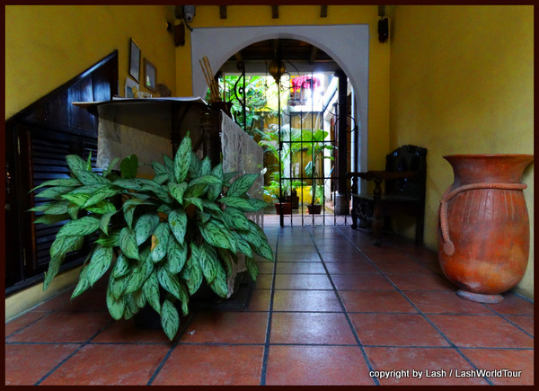 Antigua guest house reception