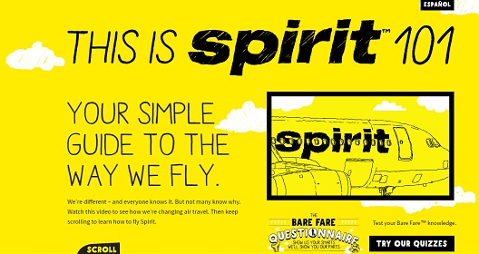 Spirit Airlines screenprint
