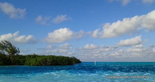 aquamarine seas at Caye Caulker island - Belize