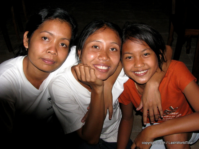 Portrait of Balinese girls