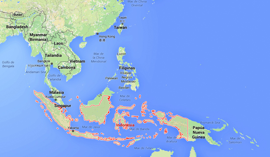 SE Asia - Google Maps